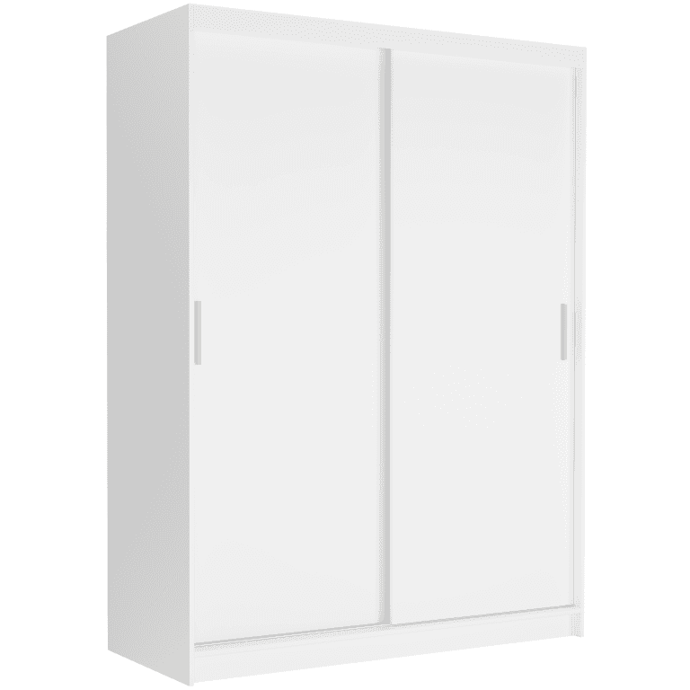 Szafa przesuwna Rivano III 150 cm biała 2-drzwi