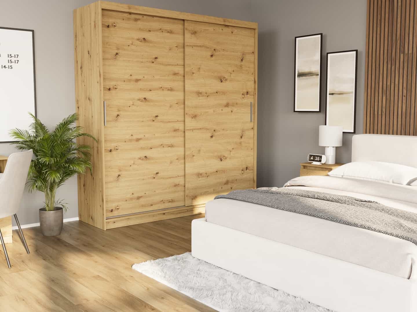 Szafa przesuwna Tivaro VI 203 cm artisan 2-drzwi artisan