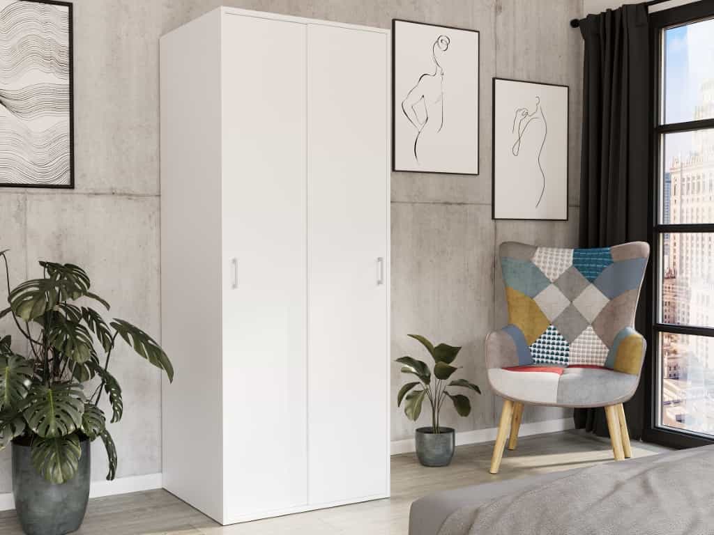 Mała szafa przesuwna 70 x 60 x 180 cm - Modern U70P