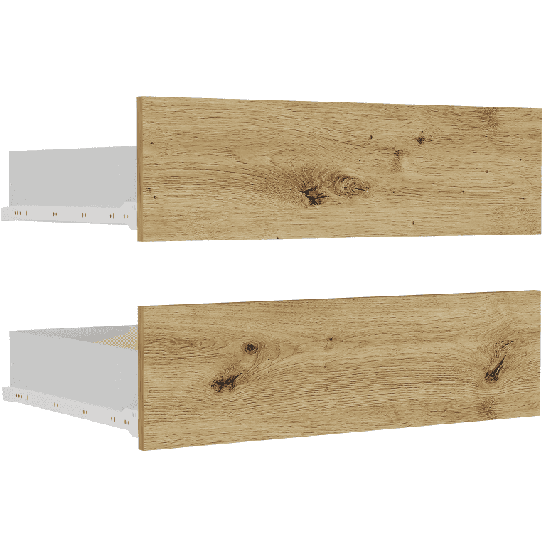 Zestaw - 2 szuflady do szafy przesuwnej Norvio 250 cm kolor Artisan