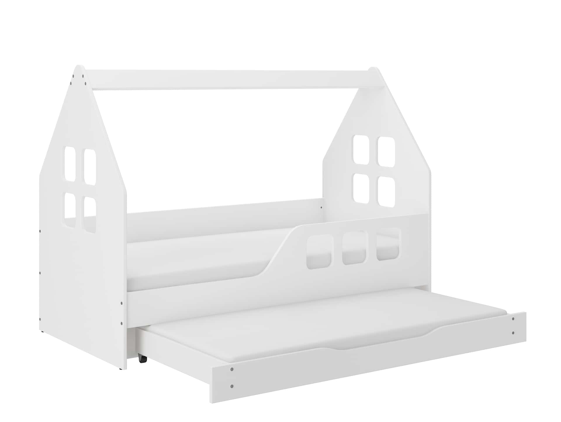 Łóżko dziecięce DOMEK 160x80 PRAWY z funkcją spania