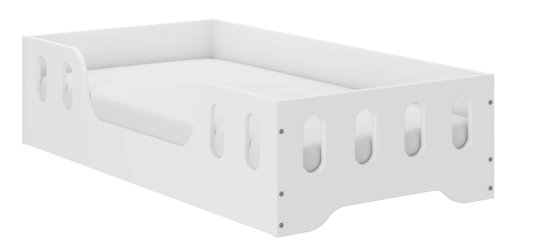 Łóżko dziecięce Montessori LAKI 160x80 Białe