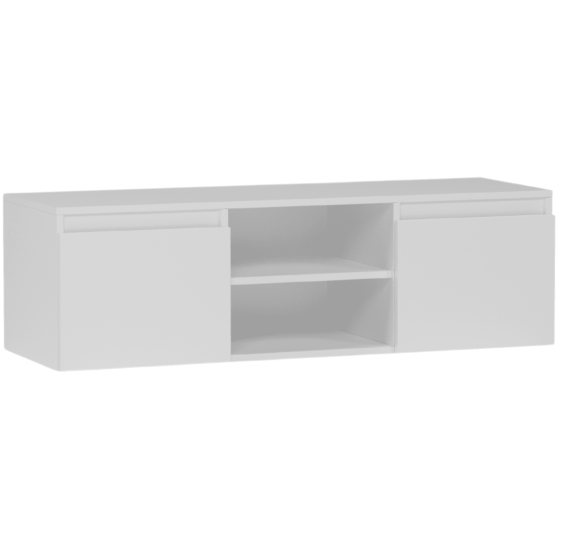 Szafka RTV Tania Biała 120 x 40 x 36 cm - Modern RTV