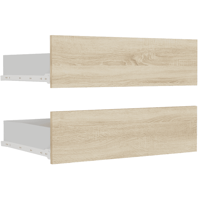 Zestaw - 2 szuflady do szafy przesuwnej Norvio 250 cm kolor Sonoma