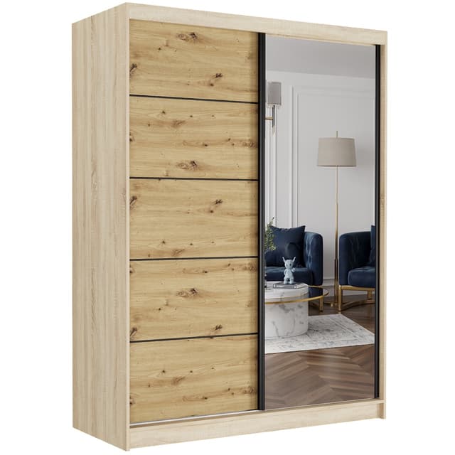 Szafa przesuwna głębokość 60 cm x 150 x 200 - Rivano IA